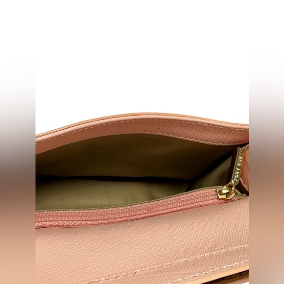 Genuine Tory Burch leather Robinson mini Spectator crossbody bag shell pink - Picture 4 of 13